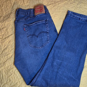 Levi's 514s Men's Straight Leg Blue Jeans. 38"×29.5".(#2016)